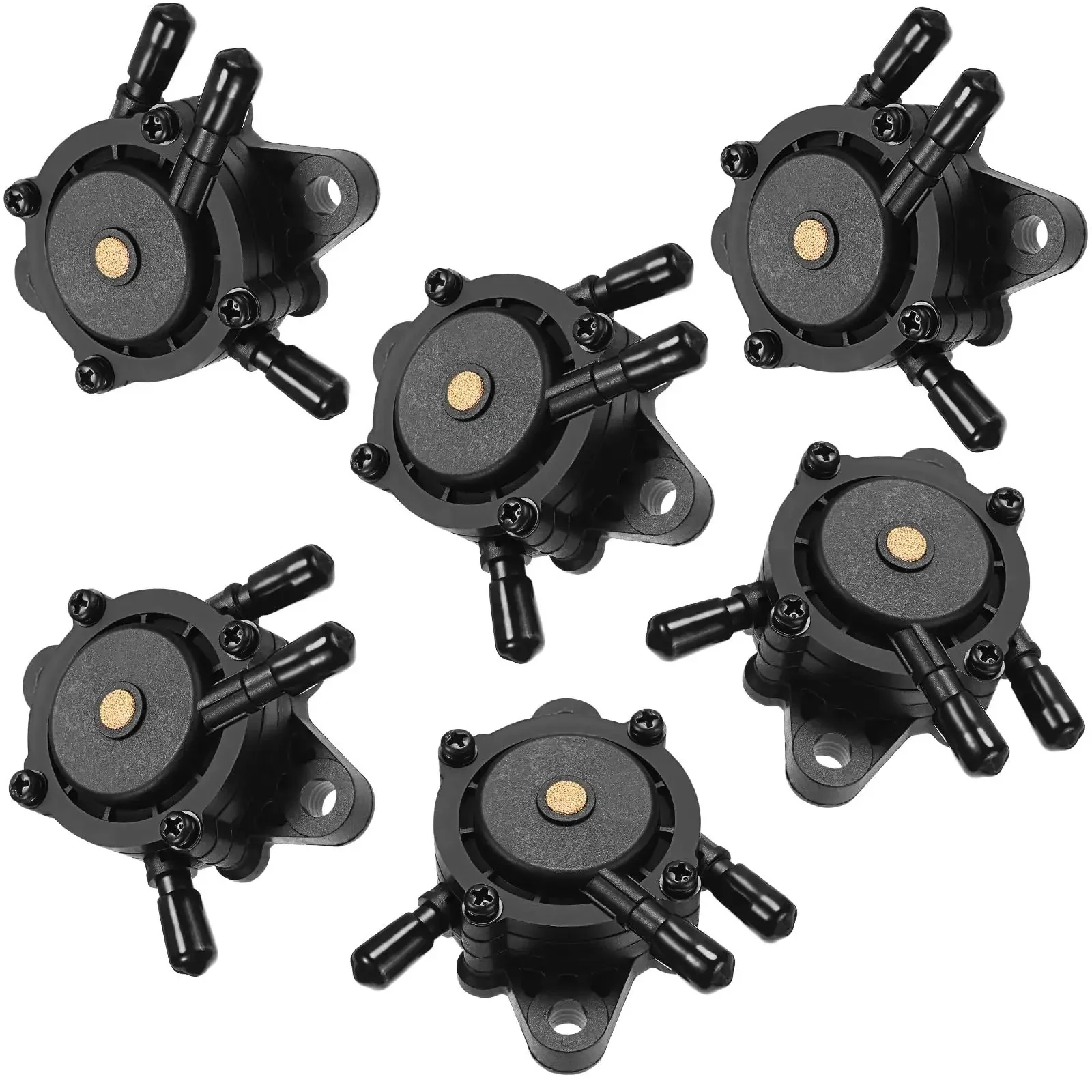 Six Pack Fuel Pumps For Lawn Mower Replacement Compatible With 491922 691034 692313 808492 808656 808281 Great For Outdoor Garden Maintenance Easy Install And Reliable Performance