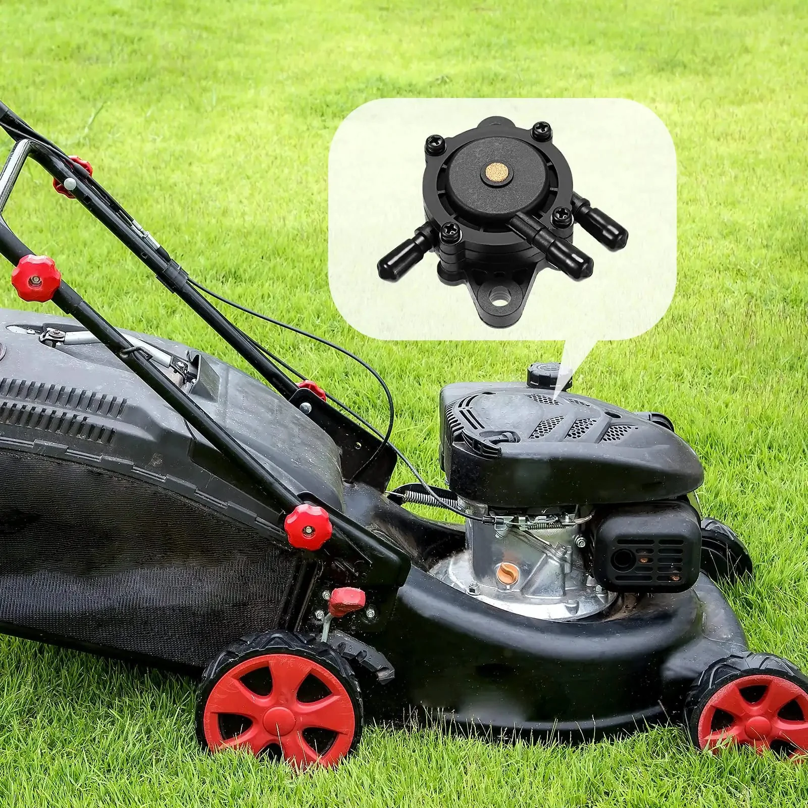 Six Pack Fuel Pumps For Lawn Mower Replacement Compatible With 491922 691034 692313 808492 808656 808281 Great For Outdoor Garden Maintenance Easy Install And Reliable Performance - Image 2