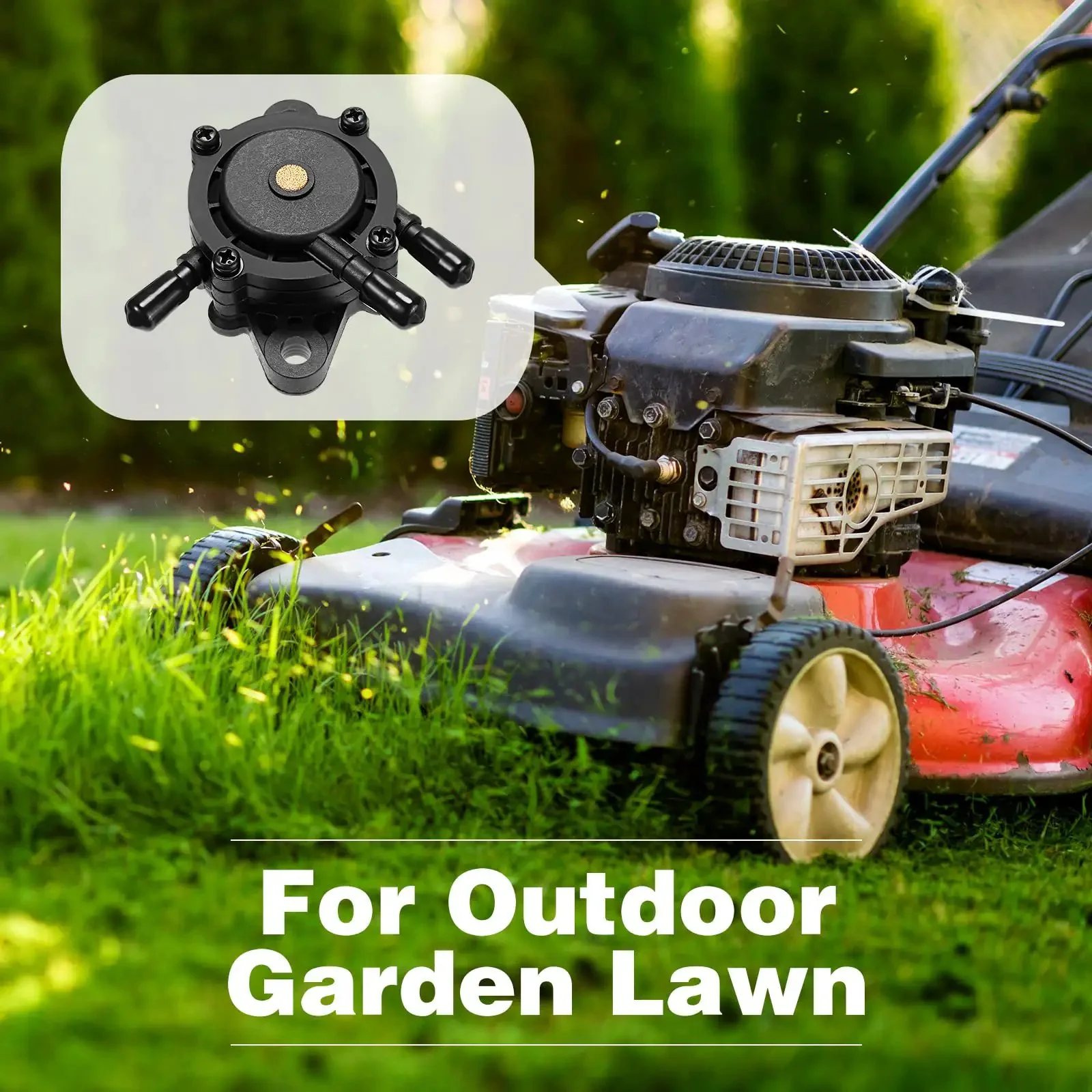 Six Pack Fuel Pumps For Lawn Mower Replacement Compatible With 491922 691034 692313 808492 808656 808281 Great For Outdoor Garden Maintenance Easy Install And Reliable Performance - Image 3