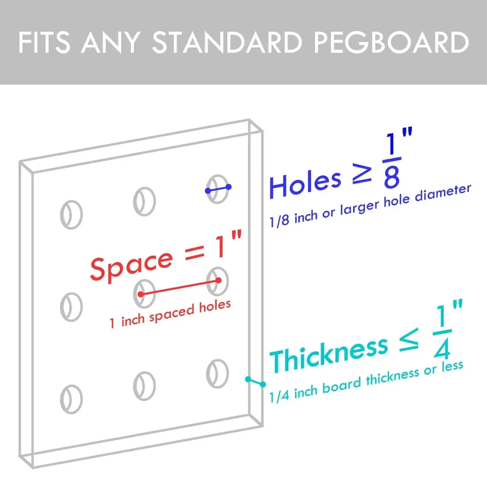 Six Pack Pegboard Cups With Loops For Pegboard Organization Cup Holders Black Durable Plastic For Garage Workshop Must Have Tool Shed Hobby Craft Room Office Home Kitchen - Image 3