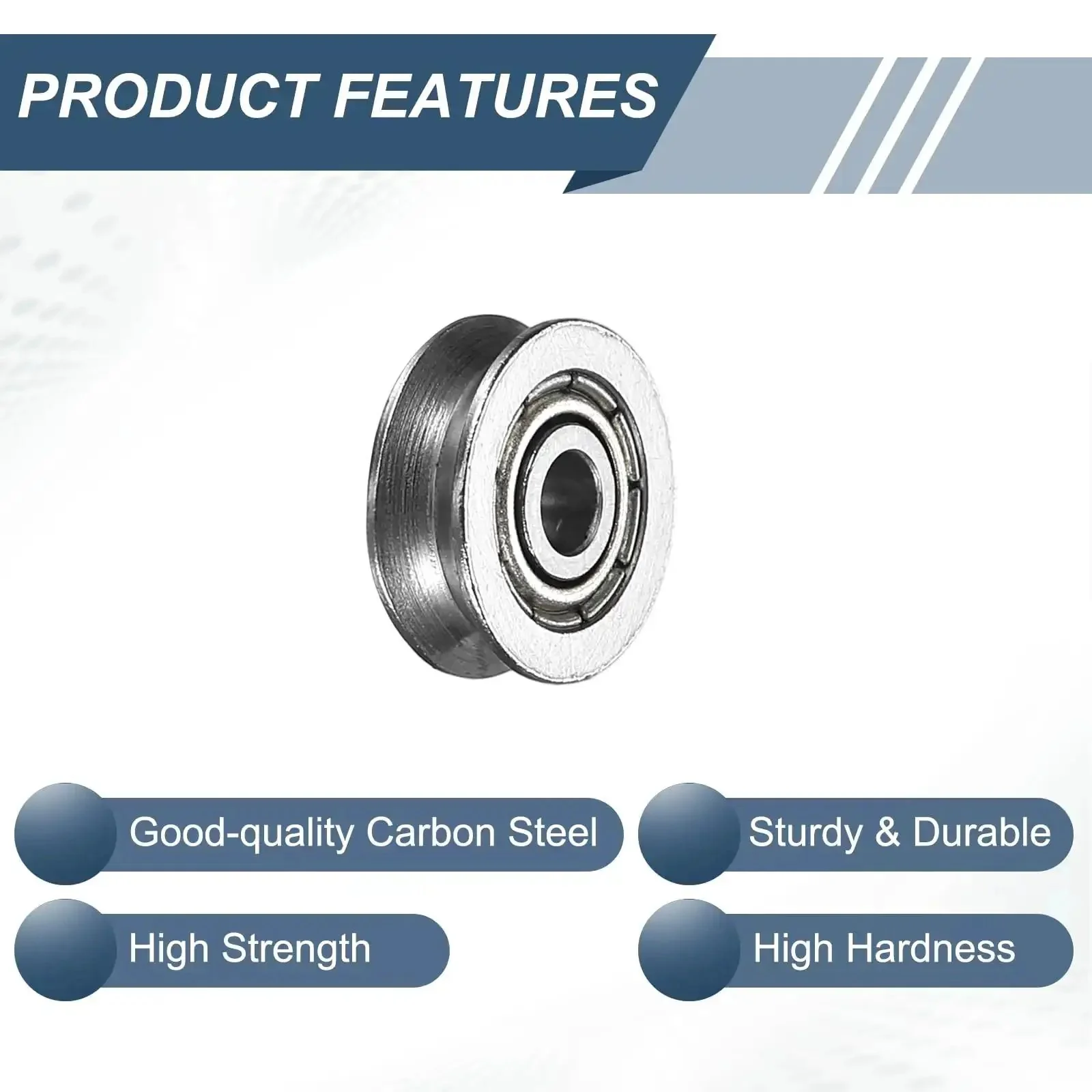 Six Pack Small V Groove Pulleys 3x12x4mm Aluminum Alloy Miniature Pulleys For Rail Track Linear Motion System Replacement Great For CNC Robotics DIY And Precision Sliding - Image 4