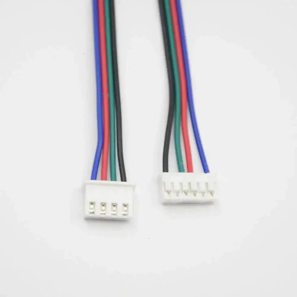Six Pack Two Meter XH2.54 4 Pin To 6 Pin Terminal Stepper Motor Cables Set For 3D Printer Nema 17 Motors And Controllers With JST Connectors And Easy Plug In - Image 5