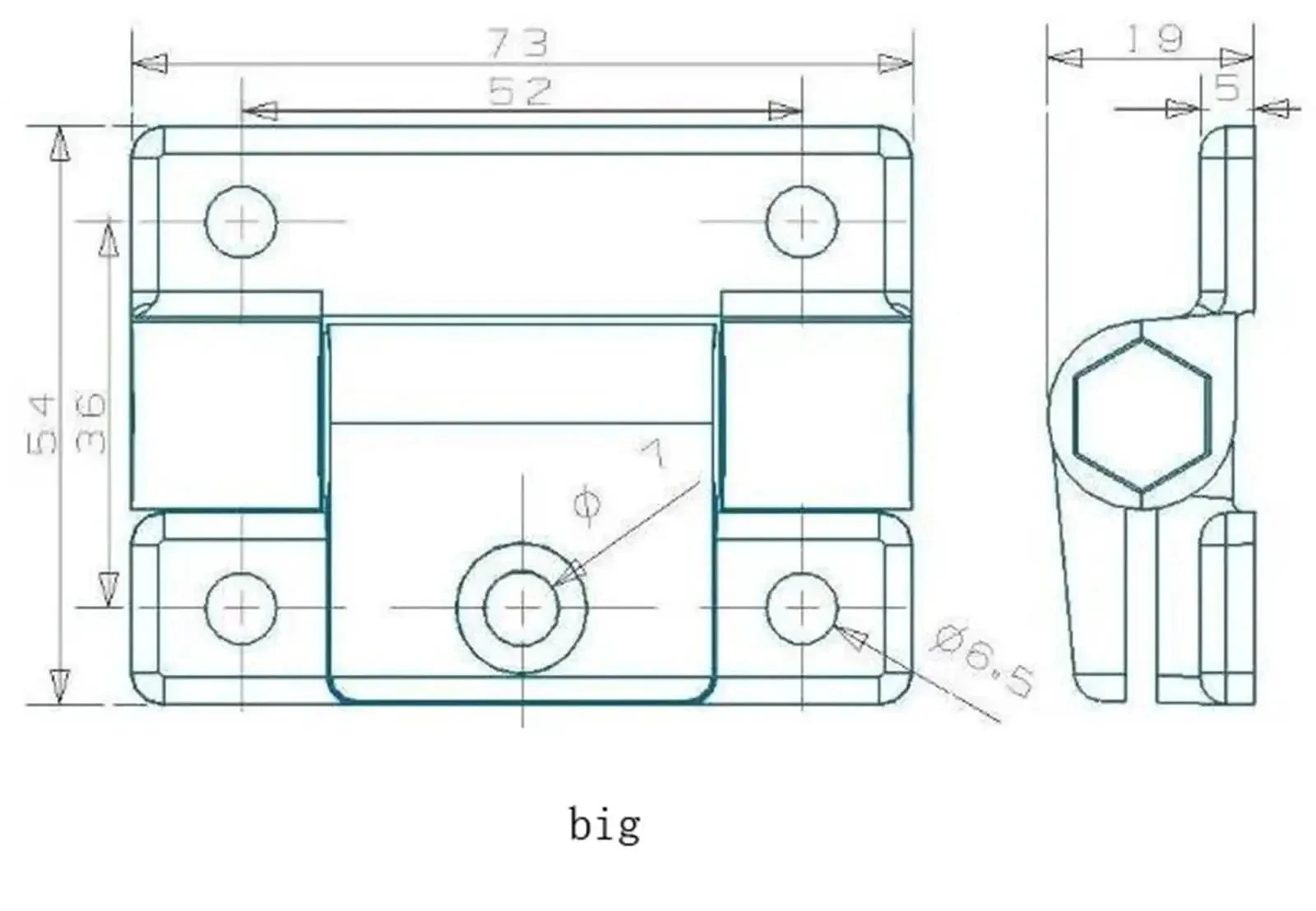 Six Piece Plastic Z Shape Adjustable Torque Damping Hinge Stop Kit Black And White Positioning Angle Adjustable For Cabinets And Doors Quick Install Durable - Image 4