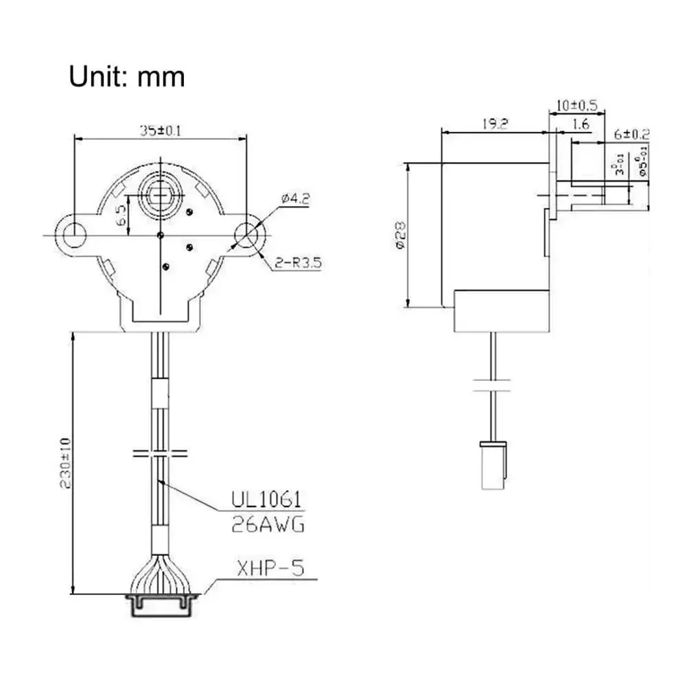 Six Sets Stepper Motor Drive Module With ULN2003 Interface Green Board For 28BYJ 48 Four Phase Five Wire 12 Volt DC Stepper Motor Kit Ready To Plug In And Use - Image 5