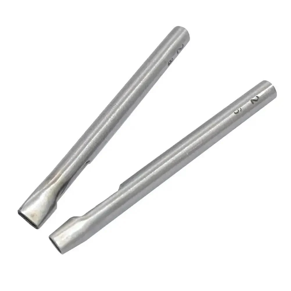Six Size Leather Oval Hole Punch Set With Carbon Steel Punches For Belts Straps Gaskets And Other Soft Materials Easy Hammer Installation Creates Clean Oval Holes For Leather Crafting - Image 2