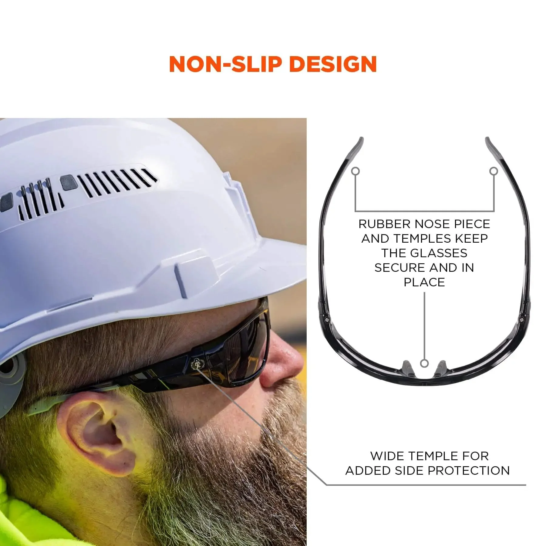 Skullerz Odin Safety Glasses Matte Black With Anti Fog Smoke Lens Fog Off Treatment For Clear Vision All Day Built Tough Full Frame Comfort ANSI Z87.1-2020 Plus CSA Z94.3 MIL-PRF 32432 Ballistic Impact UV 99.9% Protection - Image 7