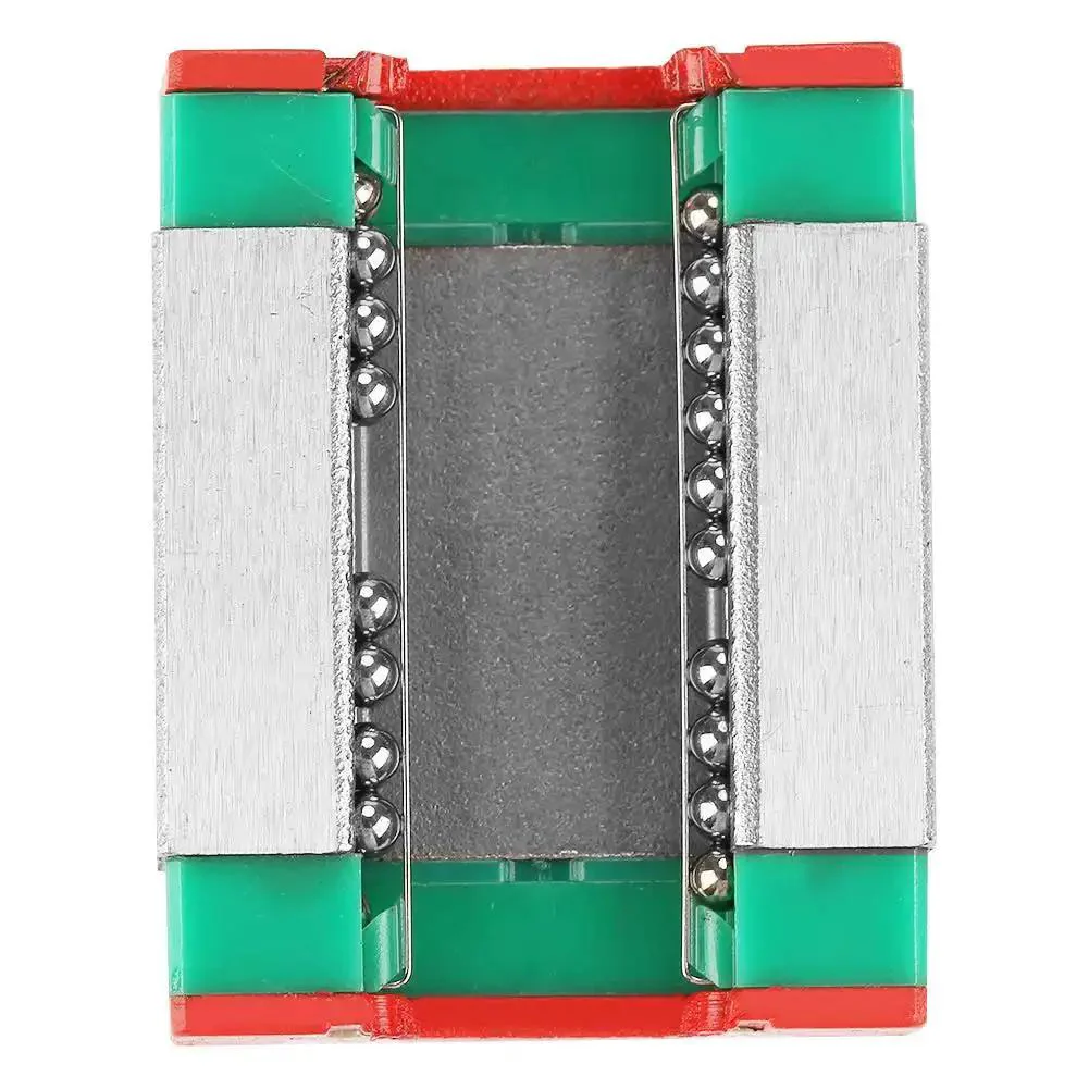 Slick Compact Miniature Linear Rail Guide Set 12mm Wide By 250mm Long With Two Slide Blocks High Precision Four Point Contact Bearings Steel Construction Lubrication System For CNC Tables And Tiny Motion Projects - Image 2