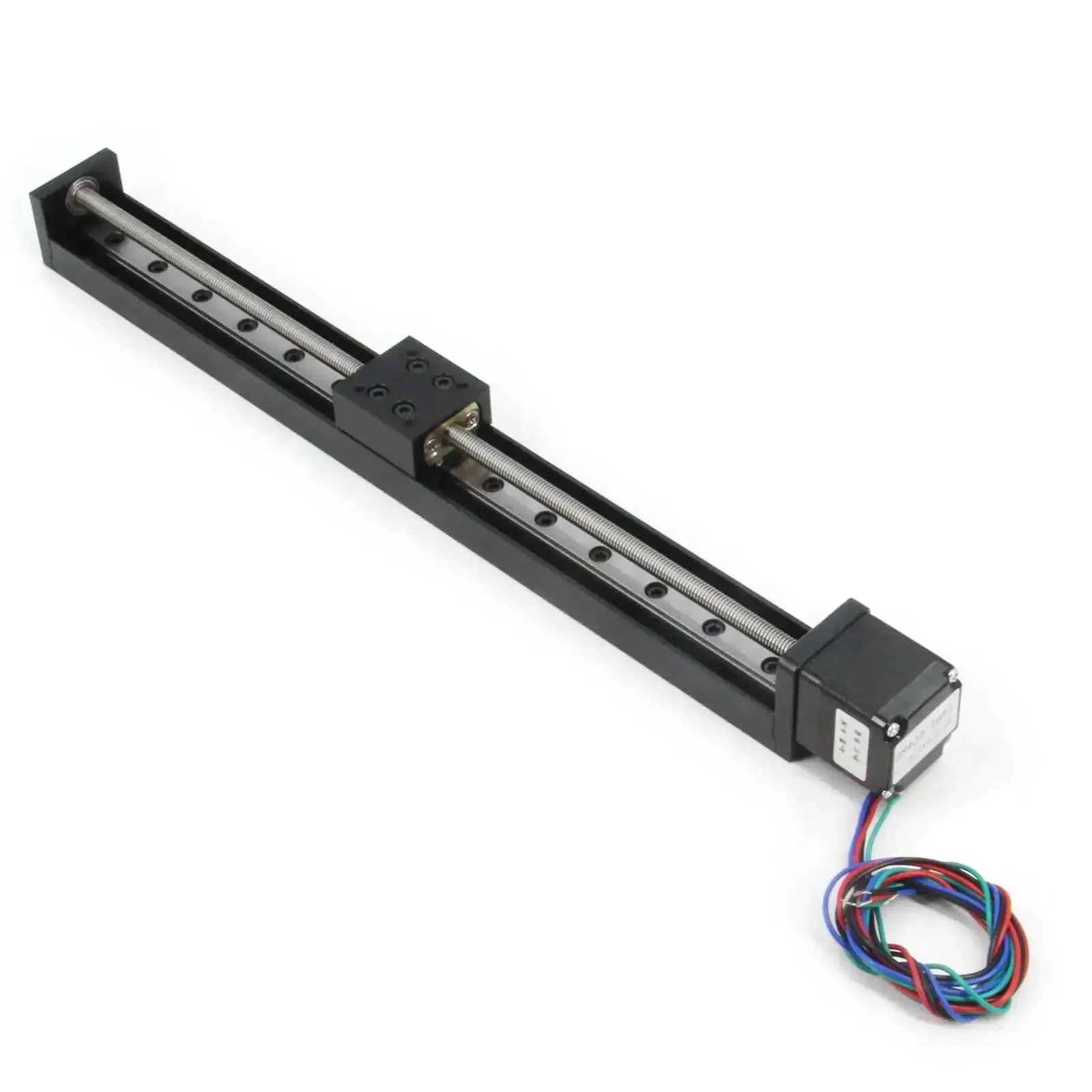 Slick Mini Linear Rail Guide Slide Actuator 250mm Stroke With T6x1 Lead Screw And NEMA 11 Stepper Motor For DIY CNC Router X Y Z Kit Precision Motion System