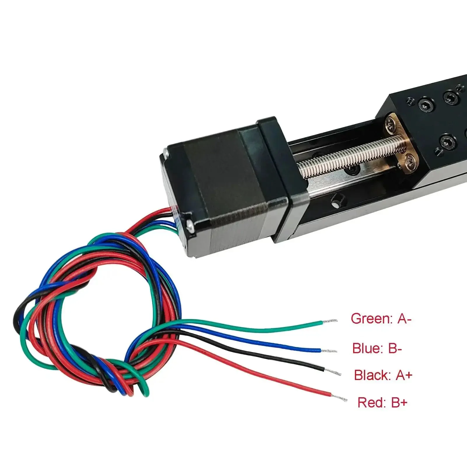 Slick Mini Linear Rail Guide Slide Actuator 250mm Stroke With T6x1 Lead Screw And NEMA 11 Stepper Motor For DIY CNC Router X Y Z Kit Precision Motion System - Image 7