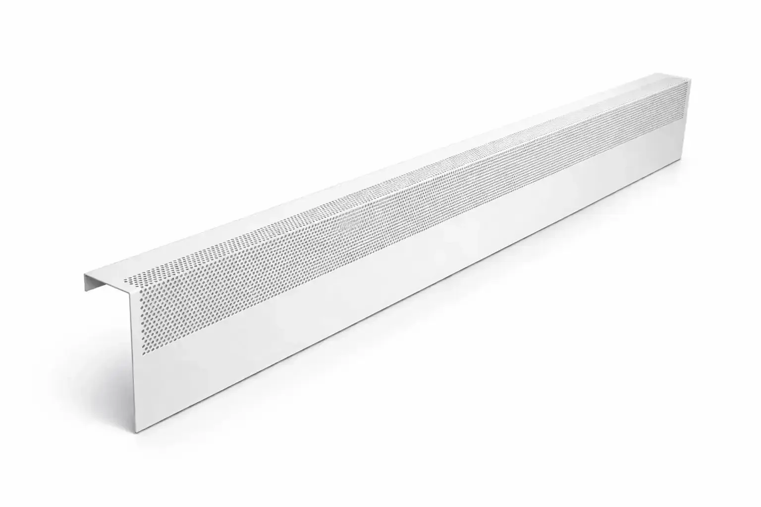 Slip On 5 Foot Galvanized Steel Baseboard Heater Cover White Rust Resistant For Hydronic Hot Water Systems Keeps Heater Dust Free And Boosts Energy Efficiency At Home