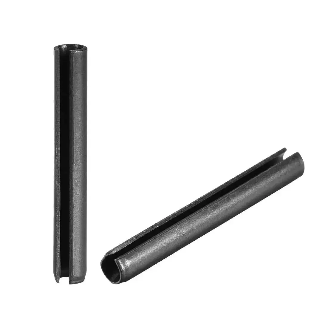 Slotted Spring Pin Kit 6mm By 50mm Plain Finish 65Mn Tension Pins Set Of 20 For Small Machine Projects Pro Grade Axial Slotted Pins With Chamfered Ends For Precise Positioning And Quick Fastening