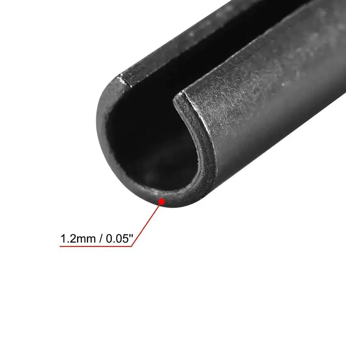 Slotted Spring Pin Kit 6mm By 50mm Plain Finish 65Mn Tension Pins Set Of 20 For Small Machine Projects Pro Grade Axial Slotted Pins With Chamfered Ends For Precise Positioning And Quick Fastening - Image 2