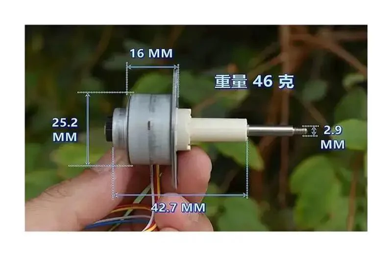Small 25mm 2 Phase 4 Wire Precision Linear Actuator With 20mm Stroke Telescopic Screw Shaft 53 Ohms Dope for Stepper Projects and DIY Motion Control Systems - Image 2