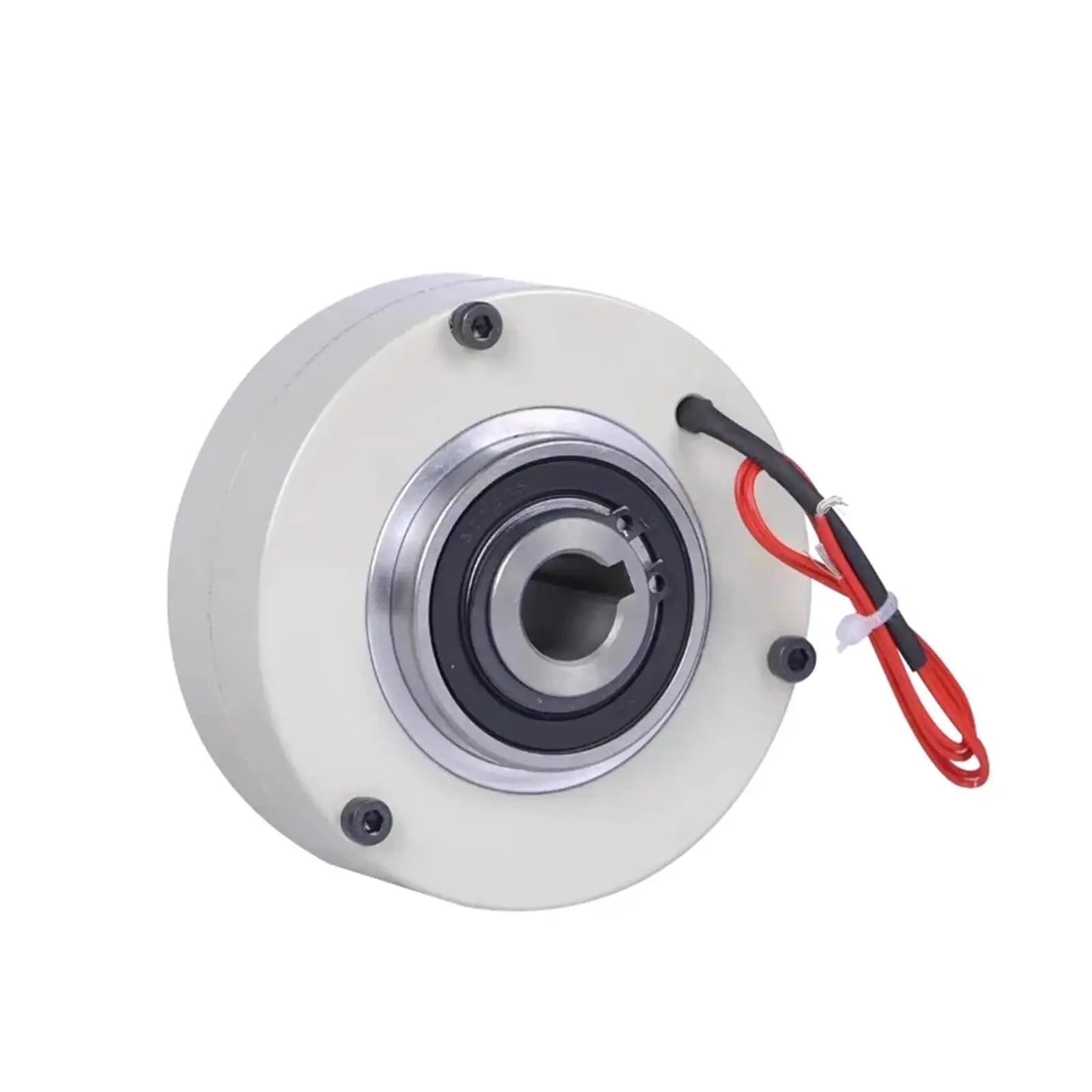 Small Hollow Magnetic Powder Clutch And Brake For 24V Electromagnetic Drive Tough Tension Controller Handles 0.3 To 2.5 Kg Load Type 4 4A Ready To Roll Industrial Drive Component