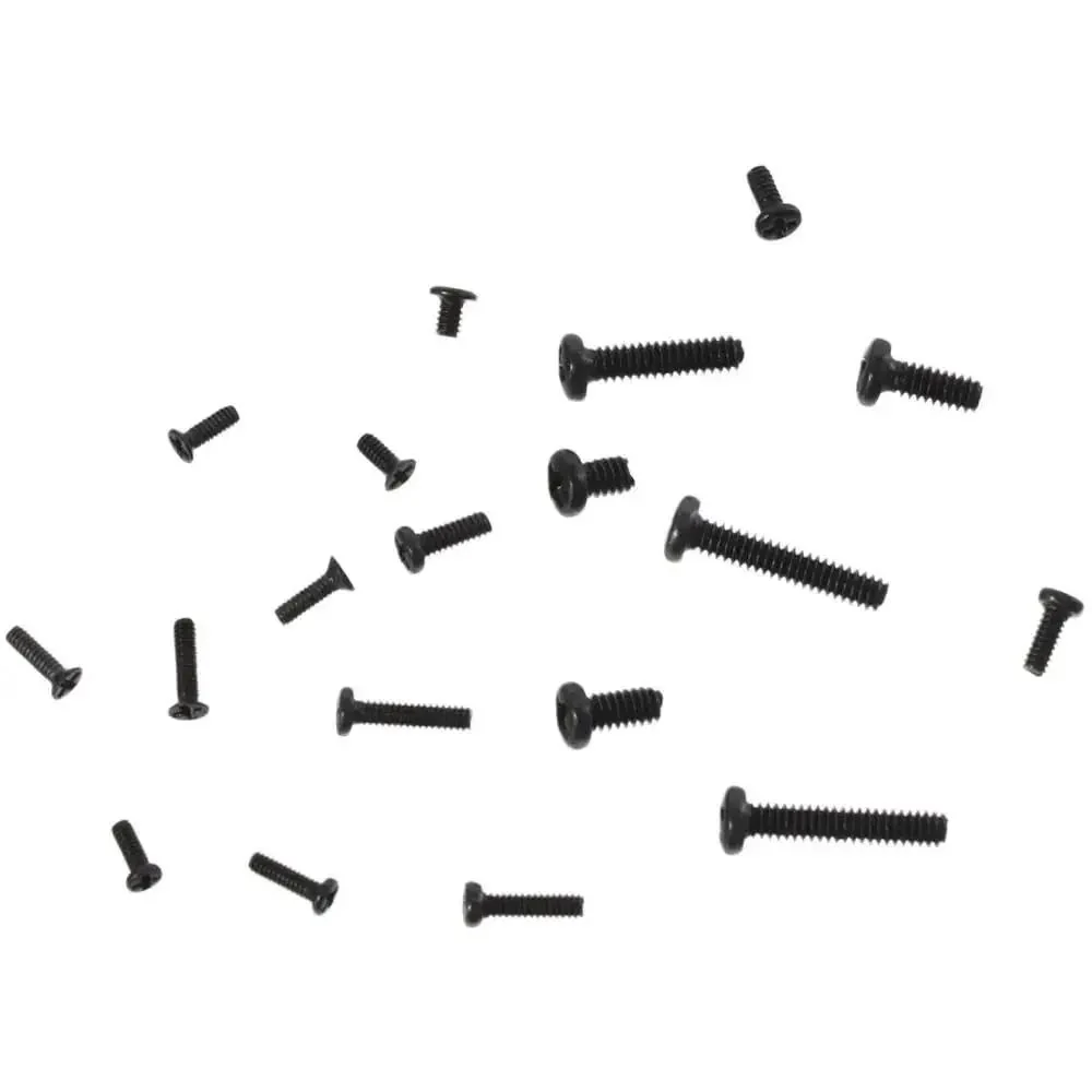 Small Screws Assortment Kit With 18 Kinds M1.2 M1.4 M2.0 Mini Micro Screws Set For Eyeglasses Sunglasses Watches Clocks Black Round Head And Countersunk Head Durable Stainless Steel And Plastic Construction - Image 5