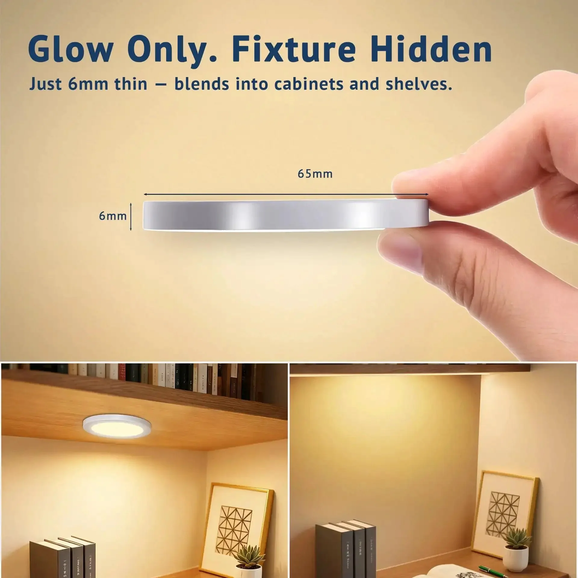 Smart Under Cabinet Puck Lights 4 Pack With App Control Voice Assistant And Motion Sensor Dimmable 2700K To 6500K Plug In Kitchen Closet Shelves Compatible With Alexa And Google Home No Hub Needed - Image 4