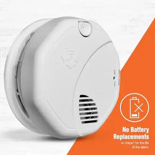 Smoke Alarm With 10 Year Sealed Battery And Dual Sensor Detection, Reduces Cooking Nuisance Alarms, Early Fire Warning, Test And Silence Button, SM310, 1 Pack, Home Safety - Image 6