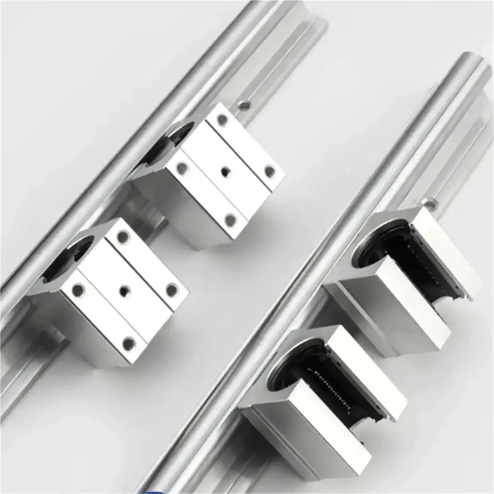 Smooth Linear Bearing Blocks For CNC Routers And Precision Machines From SBR10UU To SBR30UU With Low Friction Slide On 400mm Rails Ready To Roll Linear Guide Kit For Accurate Motion And Easy Upgrades - Image 2