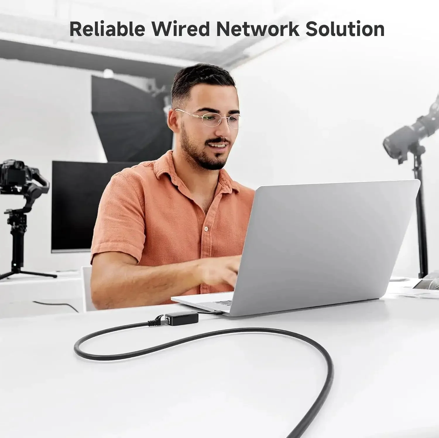 Snagless Cat 6 Ethernet Cable 20ft High Speed Network Cord For Gaming PCs Routers And More 10Gbps Ready 24 AWG Copper LAN Cord Black Durable Shielded For Fast Stable LAN Performance - Image 6