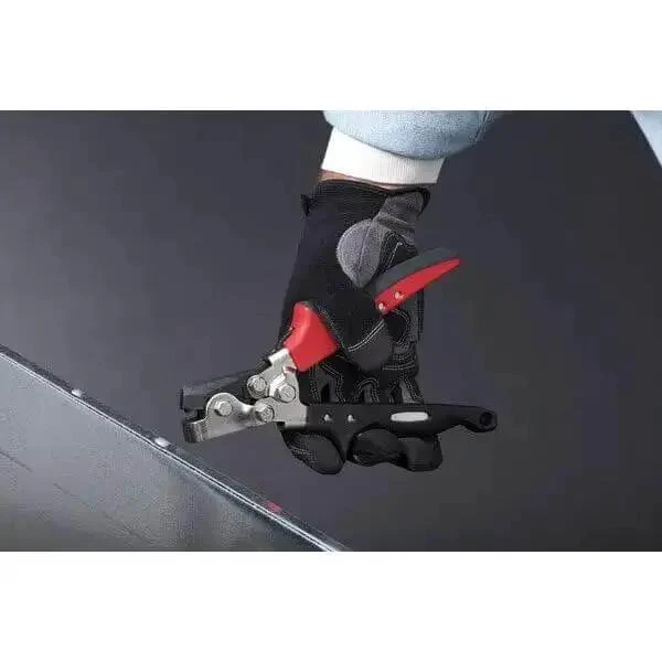 Snap Lock Punch For Sheet Metal With Soft Touch Non Slip Handle And One Hand Operation For Effortless Locking Tabs On Duct Corners Using 7 To 1 Mechanical Leverage And Ergonomic Grips - Image 2