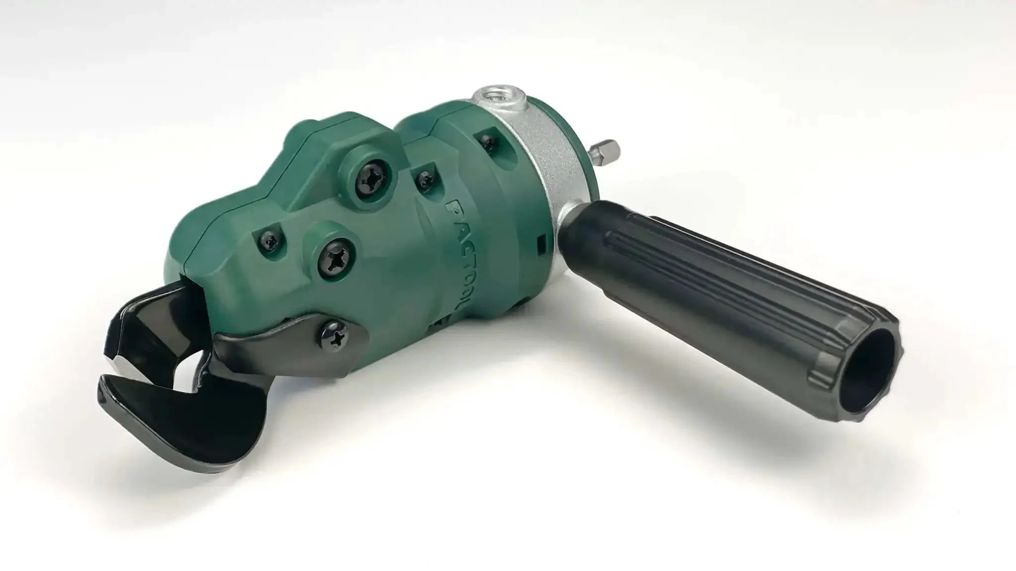 Snapper Shear Drill Attachment For Sheet Metal Cutting Cuts Up To 18 Gauge Galvanized Steel Aluminum And Copper With 360 Degree Rotating Head And Ergonomic Design For Pros And DIY Carpenters - Image 5