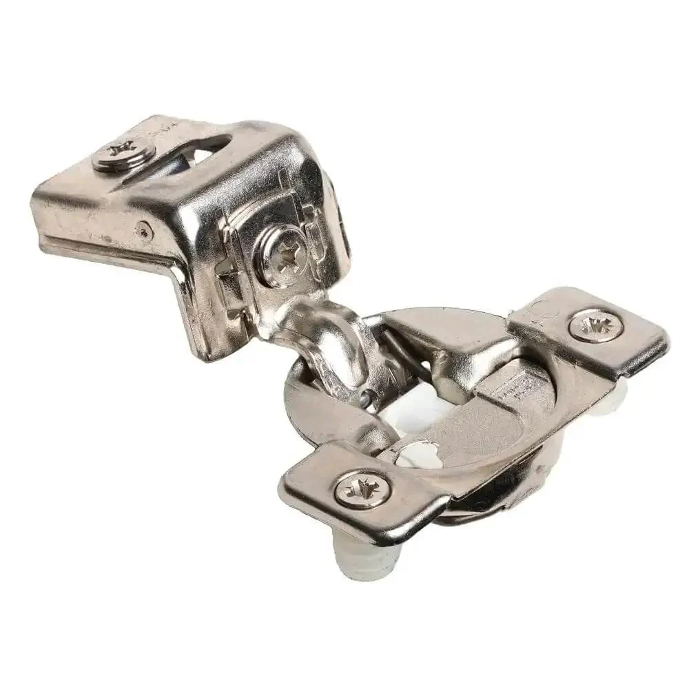 Soft Close Cabinet Hinges With 1-1/4 Inch Overlay For Face Frame Cabinets, Wrap Around Mount, 108 Degree Angle, Press In Dowel, 45mm Screw Pattern, Nickel Plated, 50 Pack G02910A-15 TEC 864