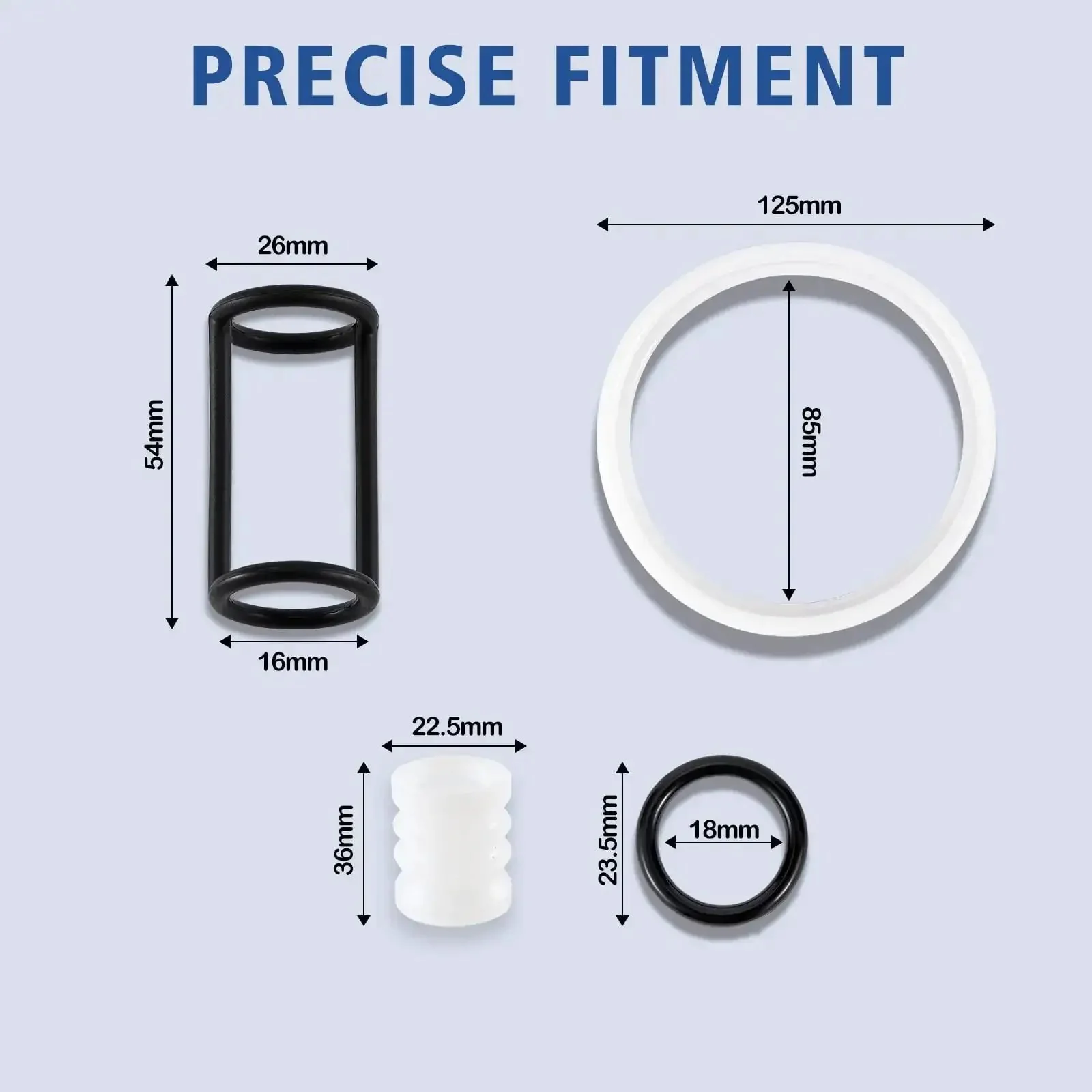 Soft Serve Ice Cream Machine Parts Kit 15-Piece Replacement Set With Gaskets O-Rings And Seals For Vevor And YIKAFU Ice Cream Makers, Pro Grade Accessories To Keep Your Machine Running Smoothly And Ready To Roll - Image 7