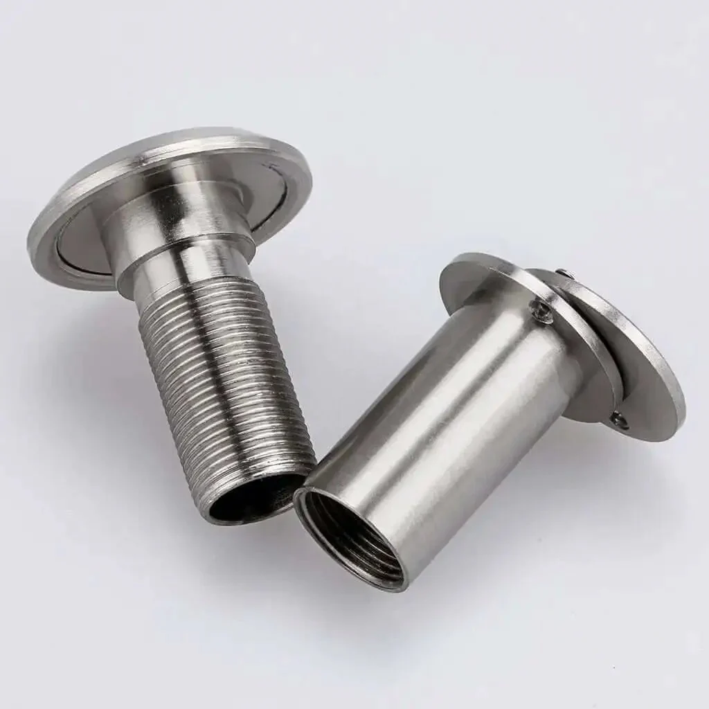 Solid Brass 220 Degree Door Viewer With Rotating Privacy Cover For Doors From About 1.38 Inches To 2.17 Inches Easy Install Peephole For Home Office And Hotel Security Wide Angle Clear View 2 Pack Silver - Image 6