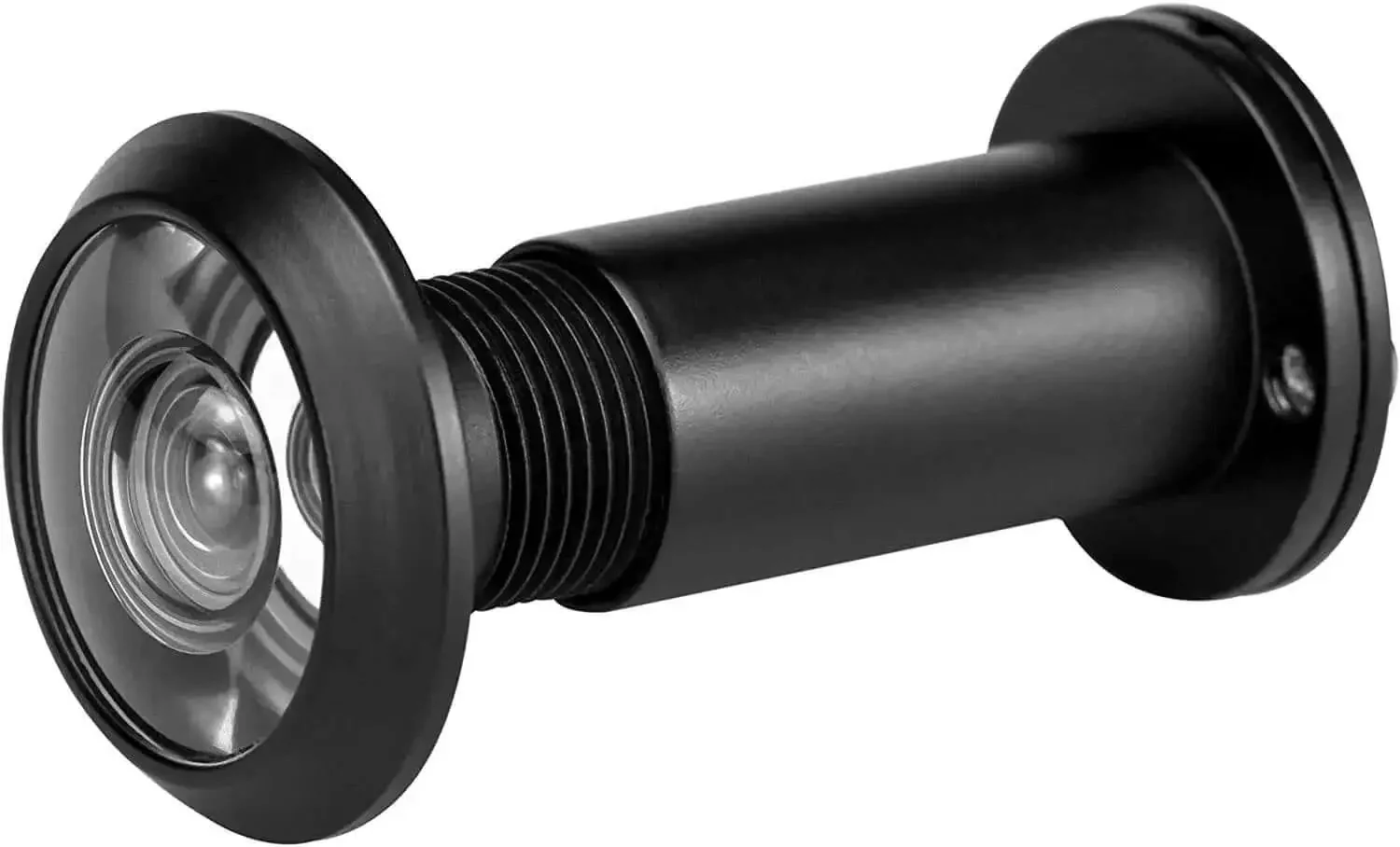 Solid Brass Door Peephole Viewer With 200-Degree Wide Angle And Heavy Duty Rotating Privacy Cover, Black Finish, Fits 1 3/8 To 2 1/6 Inch Doors, No-Brainer Pick For Home, Office Or Hotel Security And Privacy - Image 5