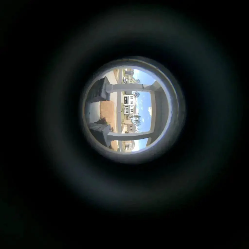 Solid Brass Door Peephole With 220 Degree View And Heavy Duty Rotating Privacy Cover For One And Three Eighths To Two And A Quarter Inch Doors Easy Install Beefy Black Door Viewer For Home Office And Hotel Use - Image 4