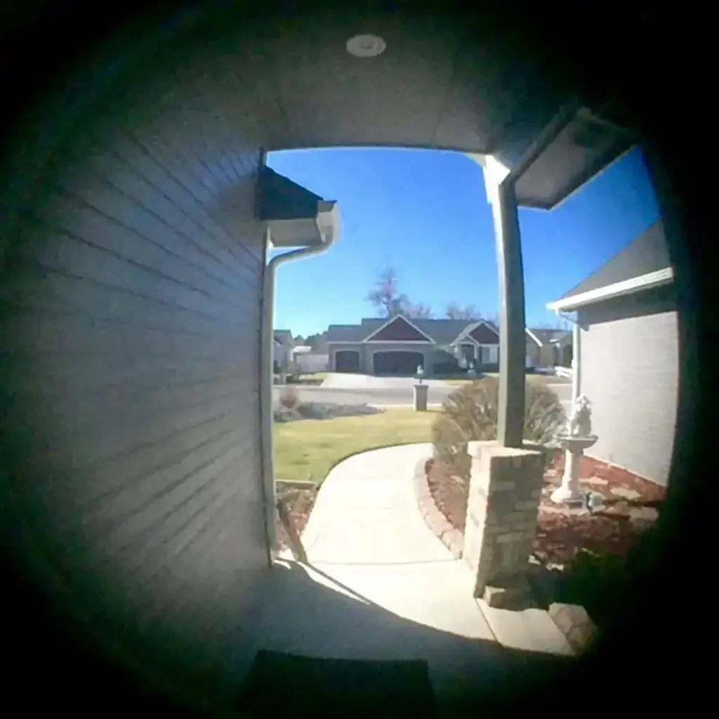 Solid Brass Door Peephole With 220 Degree View And Heavy Duty Rotating Privacy Cover For One And Three Eighths To Two And A Quarter Inch Doors Easy Install Beefy Black Door Viewer For Home Office And Hotel Use - Image 5