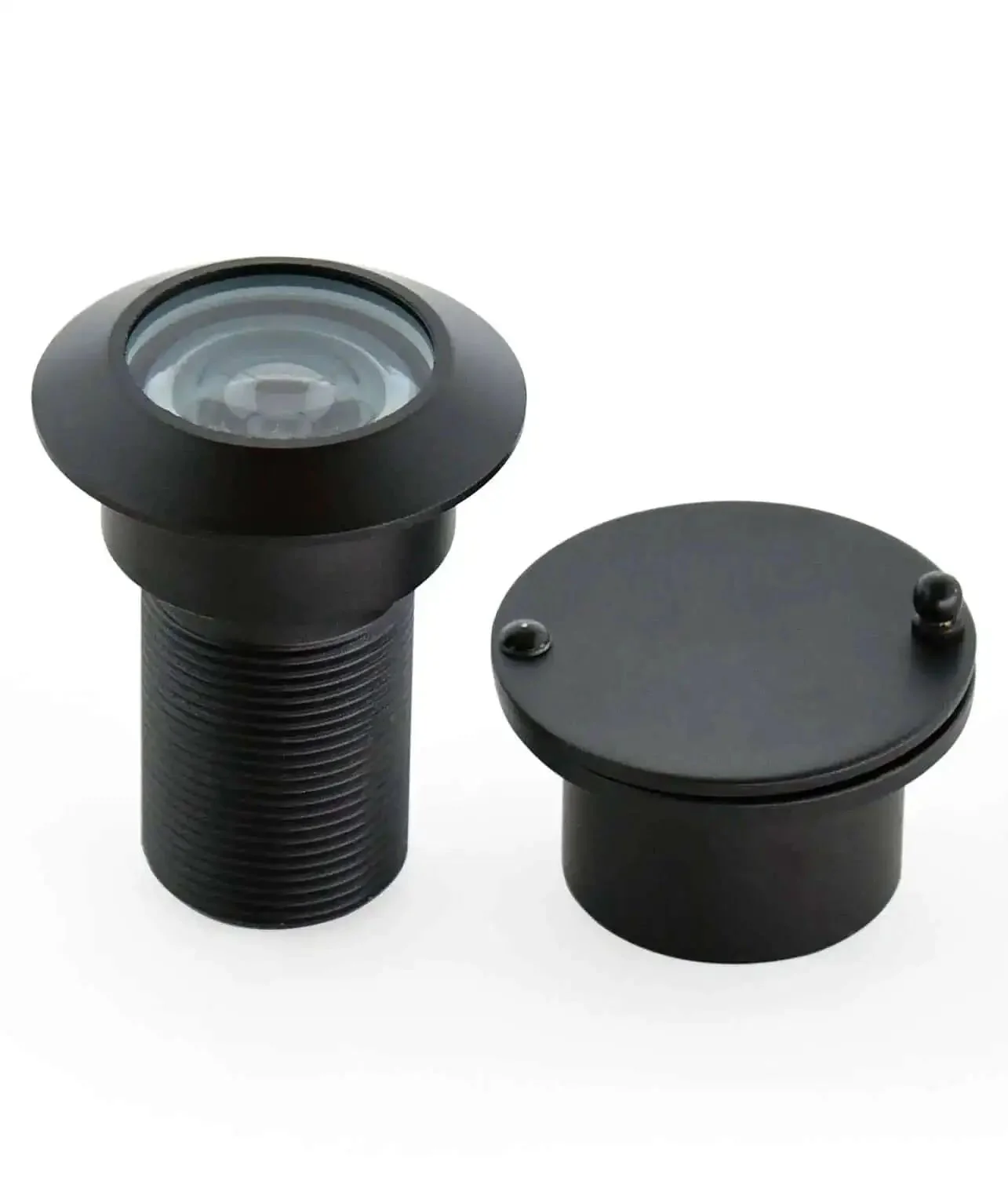 Solid Brass Door Viewer Peephole With 220 Degree View And Privacy Cover, Heavy Duty All Metal Construction, Fits Doors From 1.65 Inches To 2.13 Inches Thick, Modern Black Finish For Home Office And Hotel - Image 4