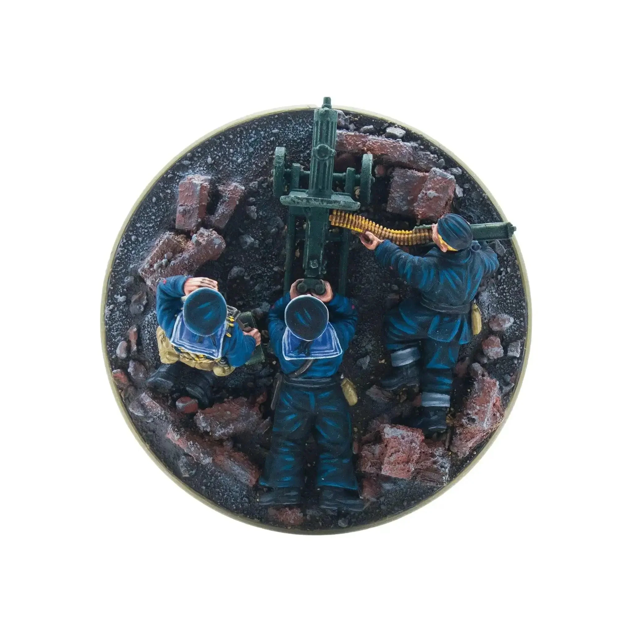 Soviet Naval Brigade Medium MG Team 28mm WWII Miniature For Bolt Action Tabletop Wargaming Resin Crew Figures With Ultra Detail Naval Infantry Battle Ready Figures For Epic War Gaming - Image 2