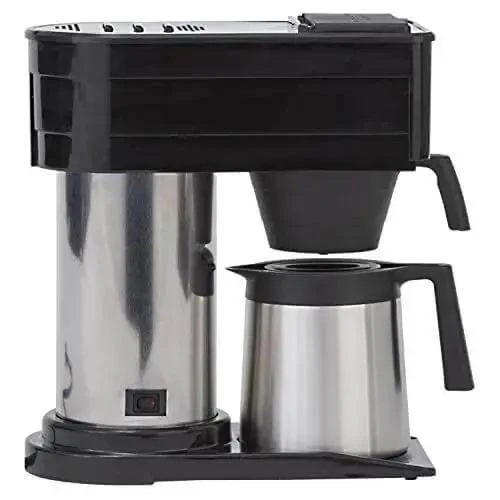 Speed Brew 10-Cup Home Coffee Brewer With Stainless Steel Hot Water Tank Keeps Water Hot For Quick Brews 70 Oz Capacity Thermal Carafe Black Finish Easy-Access Lid - Image 6
