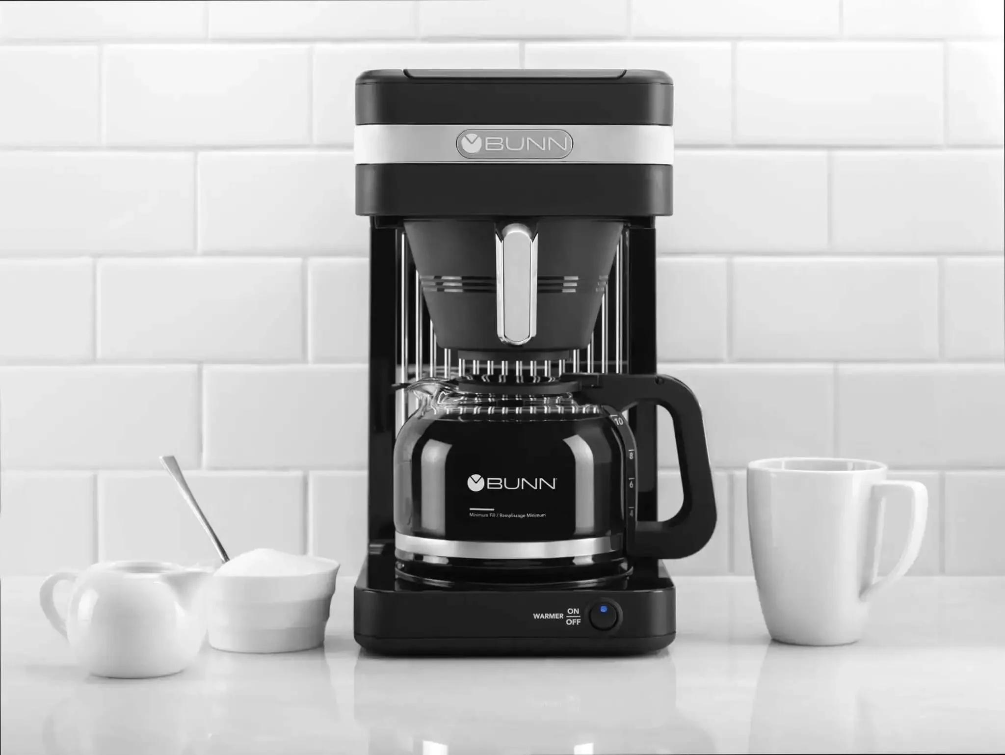 Speed Brew Elite 10 Cup Coffee Maker With Internal Stainless Steel 70 Oz Hot Water Tank Quick Brew Technology For Ultra Fast Mornings Easy Pour In Water Level Indicator Sleek Black Stainless Finish - Image 9