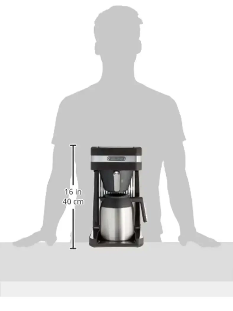 Speed Brew Platinum Thermal Coffee Maker With 70 Oz Stainless Steel Reservoir 10 Cup Capacity Fast Brew Black Finish And Easy Pour Durable Thermal Design For Busy Mornings And Big Volume Days - Image 2