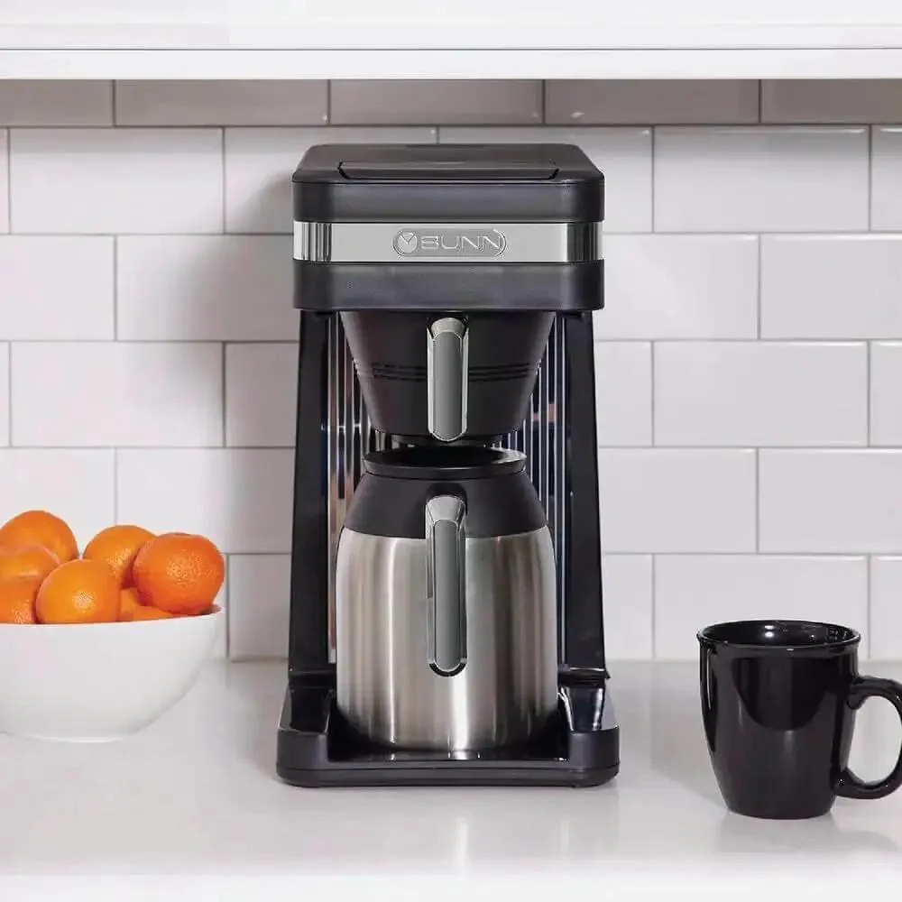 Speed Brew Platinum Thermal Coffee Maker With 70 Oz Stainless Steel Reservoir 10 Cup Capacity Fast Brew Black Finish And Easy Pour Durable Thermal Design For Busy Mornings And Big Volume Days - Image 3