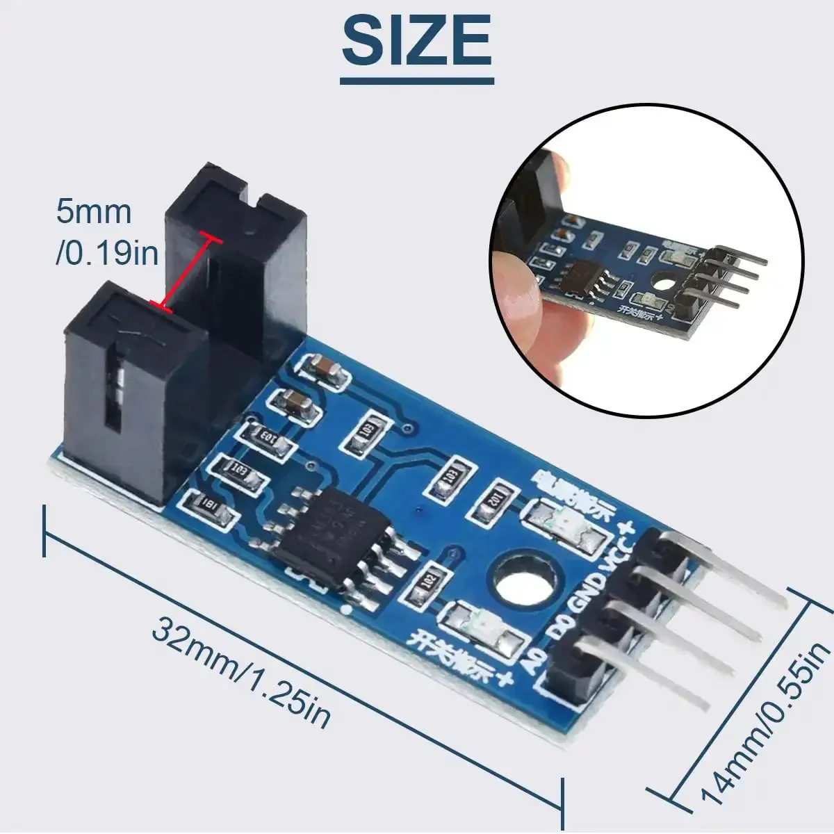 Speed Sensor Module LM393 Comparator Slot Type IR Optocoupler For Motor Speed Detection Works With Arduino MCU 3V To 5V Ten Pack Easy Plug And Play For DIY Robotics And Hobby Projects - Image 3