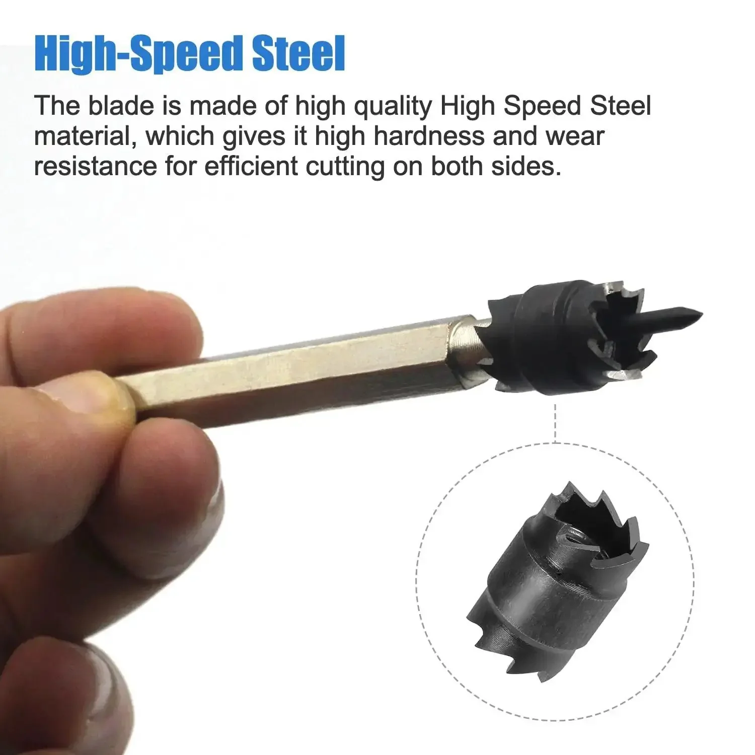 Spot Weld Cutter Set Three Eighth Inch Hole Cutter For Sheet Metal And Auto Body Repair, Fast Panel Separator For Power Drill, 14 Pack High Speed Steel Cutting Blades, Durable Double Sided Cutters For Welding And Body Work - Image 6