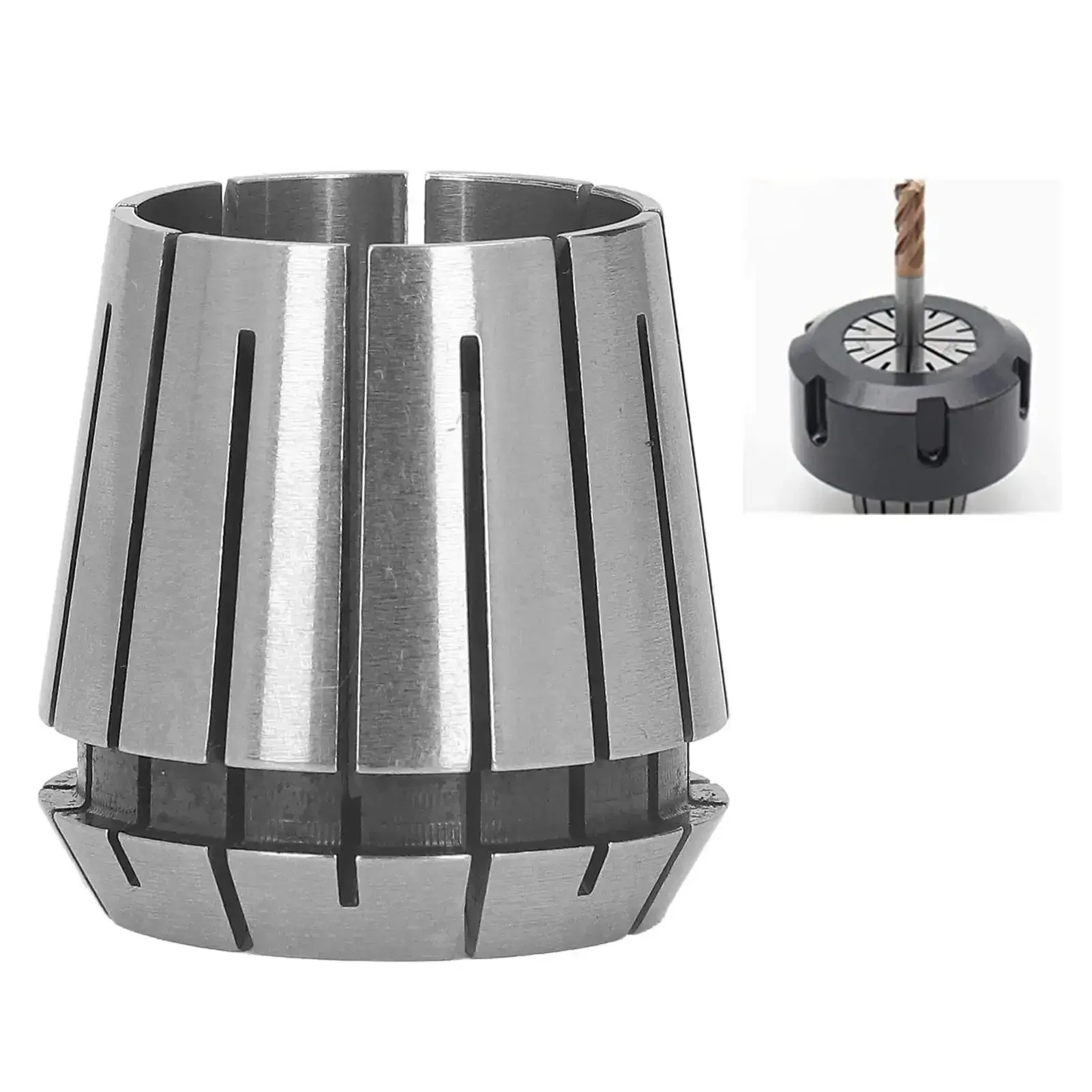 Spring Collet Chuck For CNC Engraving And Milling Lathe Tools With Tight Clamp And High Elasticity Built For Durable Workholding High Frequency Quenched For Long Lasting Rigidity D23mm Engraving Collets For Machining Centers And Engraving Machines - Image 2