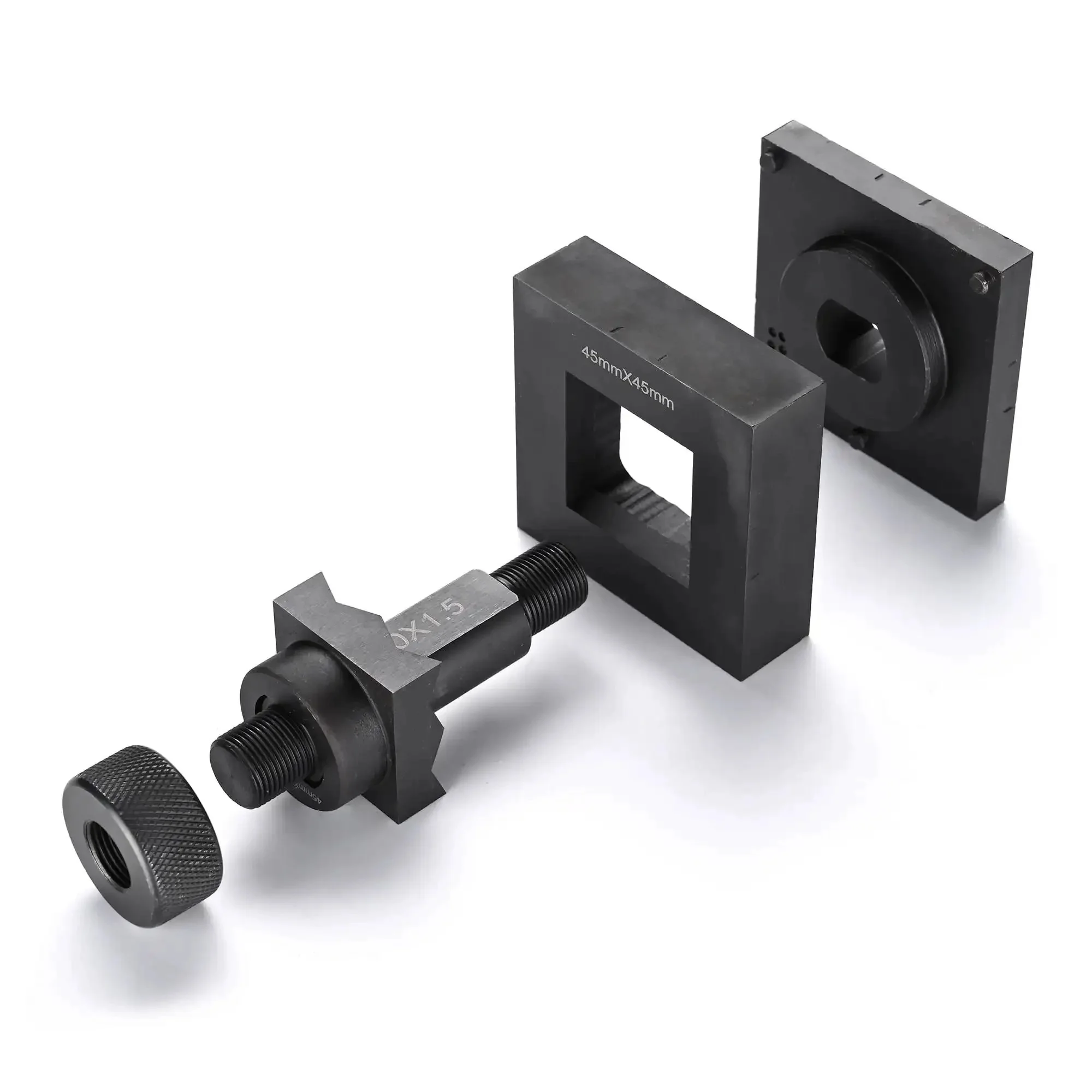 Square Hydraulic Knockout Punch Die 45x45mm Heavy Duty Hole Punch Attachment For One And Three Quarters Inch Holes On Stainless Steel Aluminum Brass Fiberglass And Plastics Up To 16 Gauge - Image 4