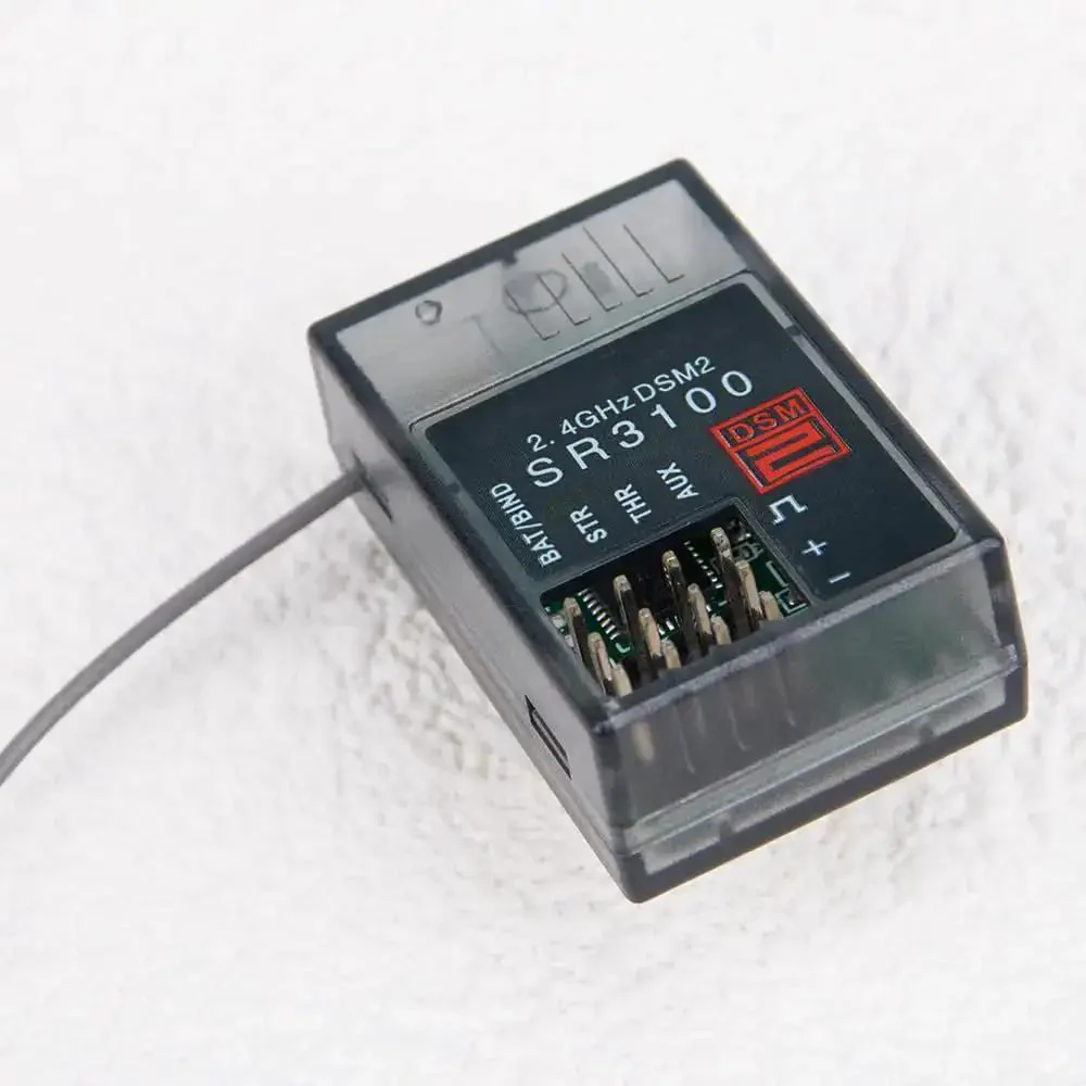 SR3100 2.4GHz DSM2 3 Channel Surface Receiver For DX3R DX4C DX5C Transmitters Ultra Fast Response And Glitch Free Performance For 1 To 18 Scale RC Car For Precise Smooth Control On The Track - Image 2