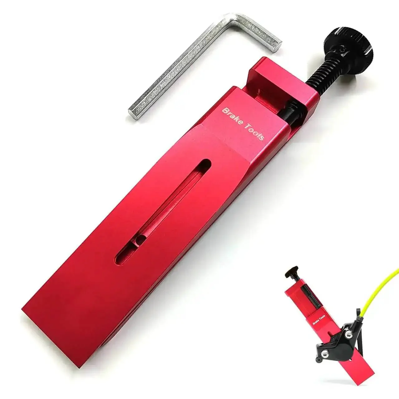 SRAM Hydraulic Disc Brake Caliper Piston Press Tool Ultimate Spreader For 2 And 4 Piston Calipers 1.1 Inch Width DIY Friendly Pro Grade Bike Brake Maintenance Not For Shimano Easy At Home Repairs