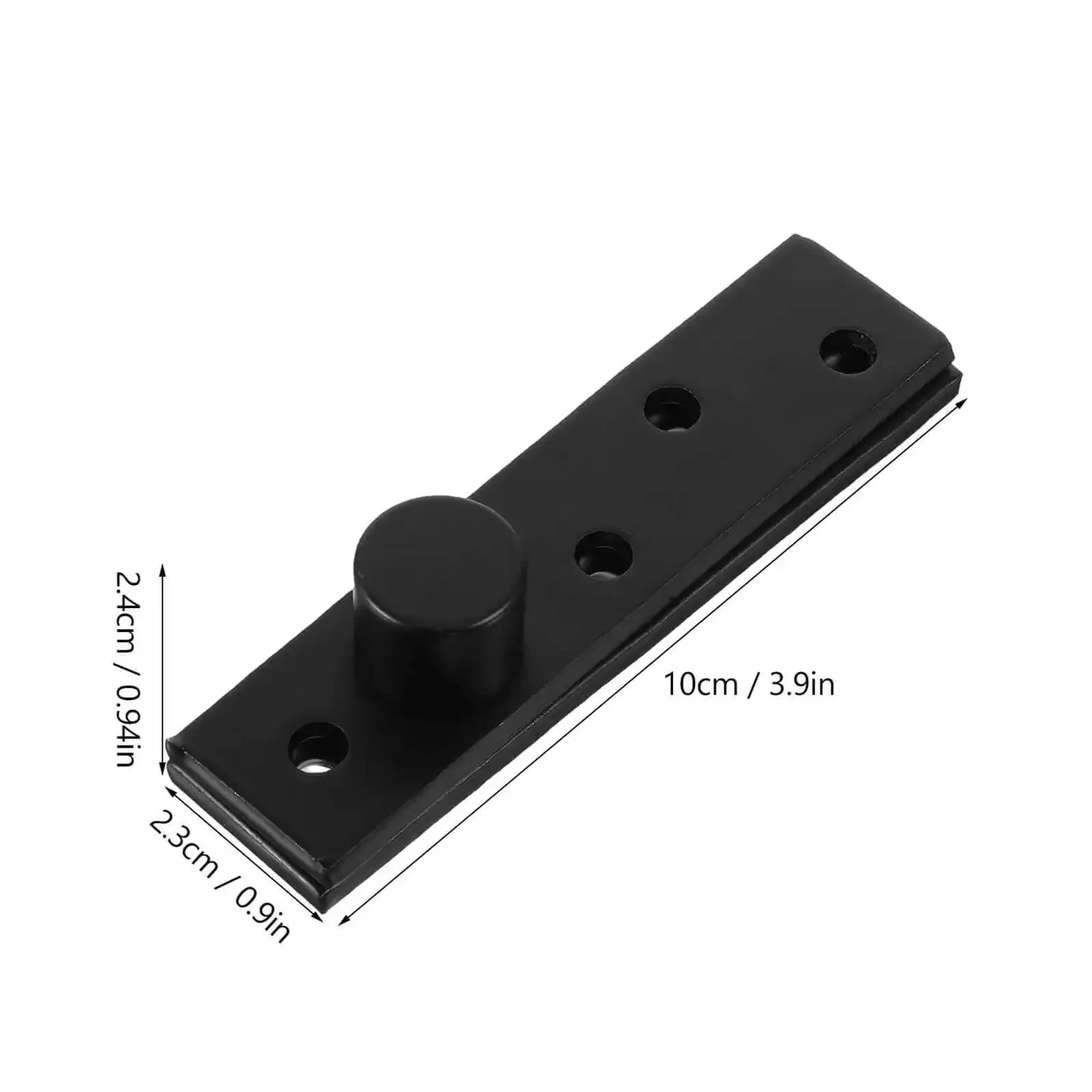 Stainless Heavy Duty Concealed Pivot Hinge For Wood Doors Matte Black Center Hung Eccentric Hinge Hardware Kit With Dual Hinges For Secure Easy Install And Hidden Look On Modern Wood Entrances - Image 9