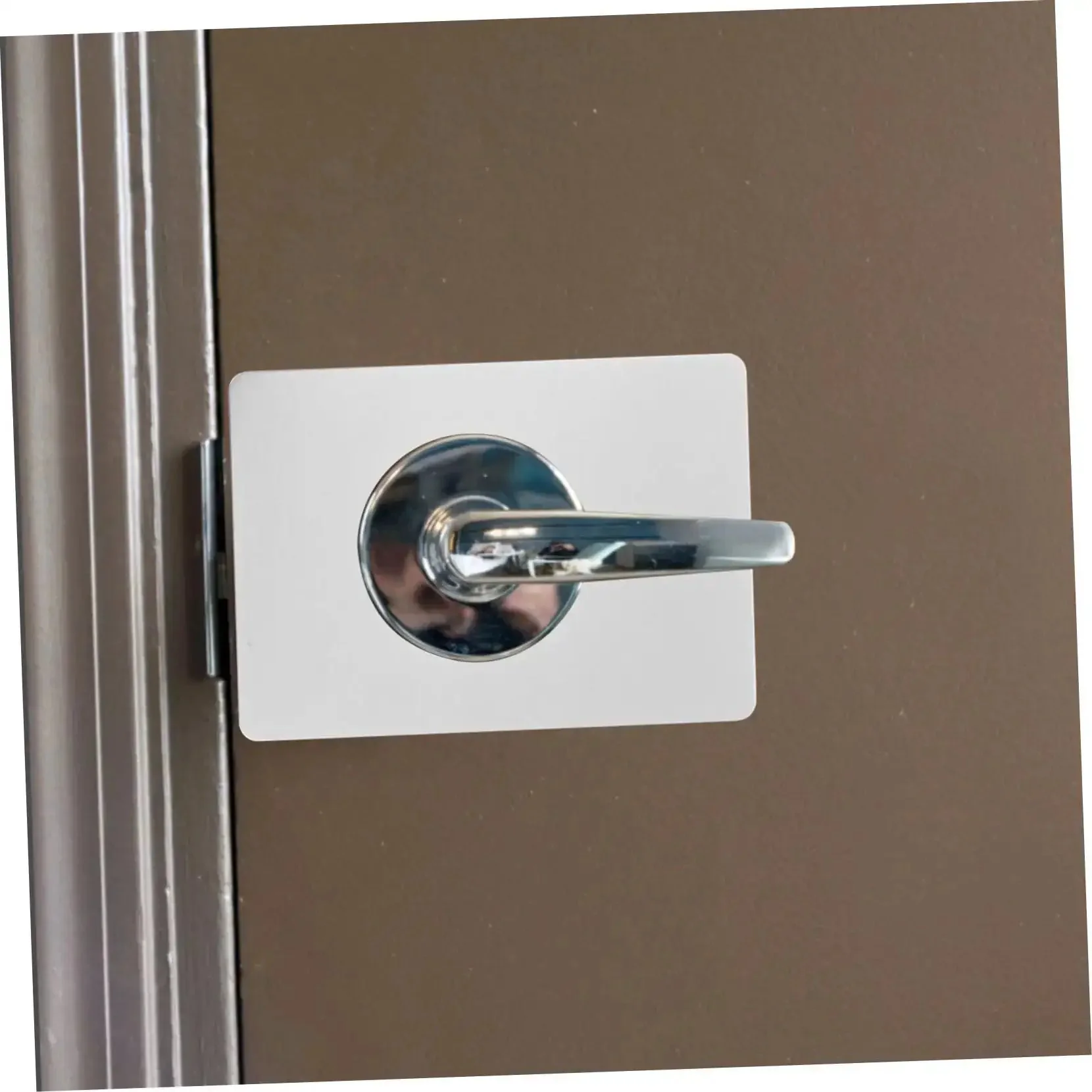 Stainless Steel Door Reinforcement Plate Set 6 Pieces No Drilling Deadbolt Cover And Repair Panel For Apartment Doors Keepin It Secure Rustproof Easy Install Durable - Image 6