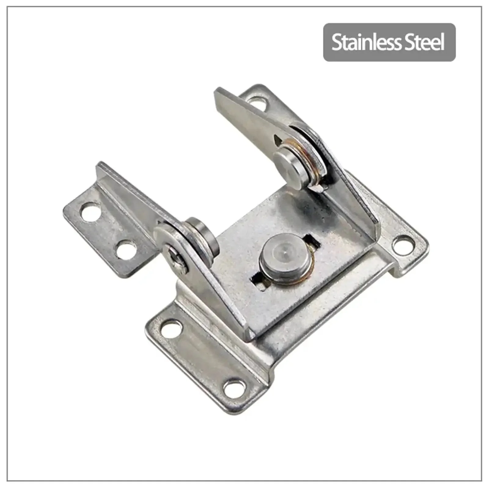 Stainless Steel Dual Axis Gate Hinge With 60 Degree Rotational Torque And Constant Damping For Smooth, Quiet Opens And Closes, Heavy Duty Hardware, One Piece Mount, Long Lasting Performance - Image 4