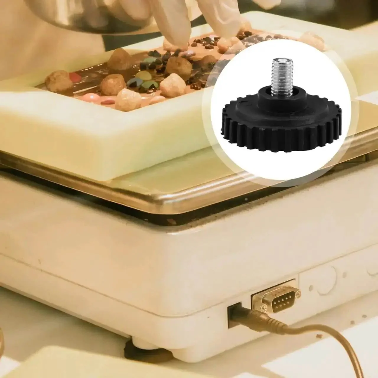 Stainless Steel Feet For Digital Kitchen Scales With Non Slip Rubber Bumpers Universal Replacement Parts For Precision Cooking And Baking Built To Last - Image 4