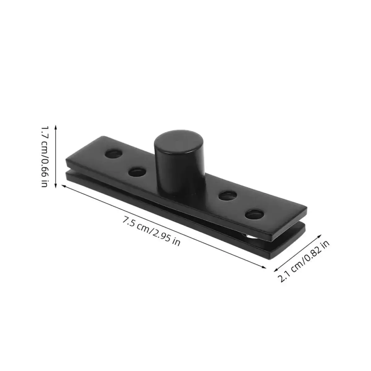 Stainless Steel Hidden Pivot Door Hinges With 360 Degree Rotation Concealed Center Shaft Hardware For Wood And Secret Doors Heavy Duty Matte Black Small Size Built Tough Ultra Durable And Anti Rattle Easy Install - Image 9
