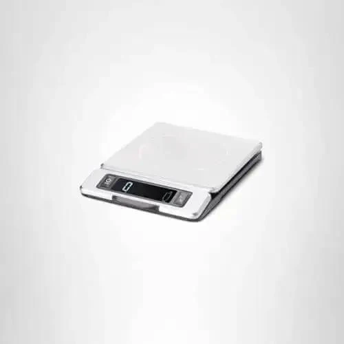 Stainless Steel Kitchen Scale With Pull Out Display, 11 Pound Capacity, No-Fuss Tare Function, Big Digital Readout, Removable Platform, Fingerprint Resistant, Easy Clean Black Finish - Image 2