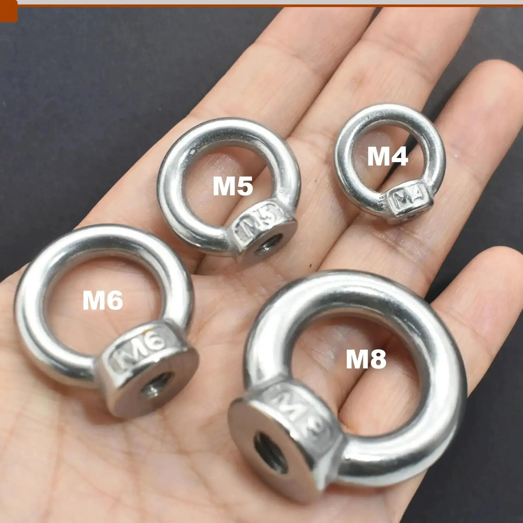 Stainless Steel M5 Lifting Eye Nuts With Three Sixteenth Inch Threads, Ring Shoulder Design For Mounting Anchor Points, Built Tough Heavy Duty, Detachable And Reusable, Pack Of 10 - Image 7
